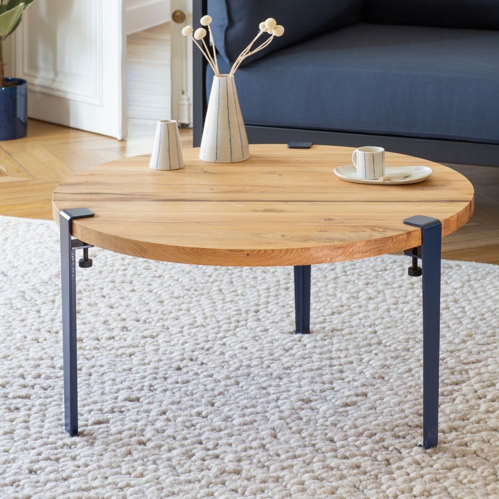 Pied de table basse - 43 cm – Bleu Nuit