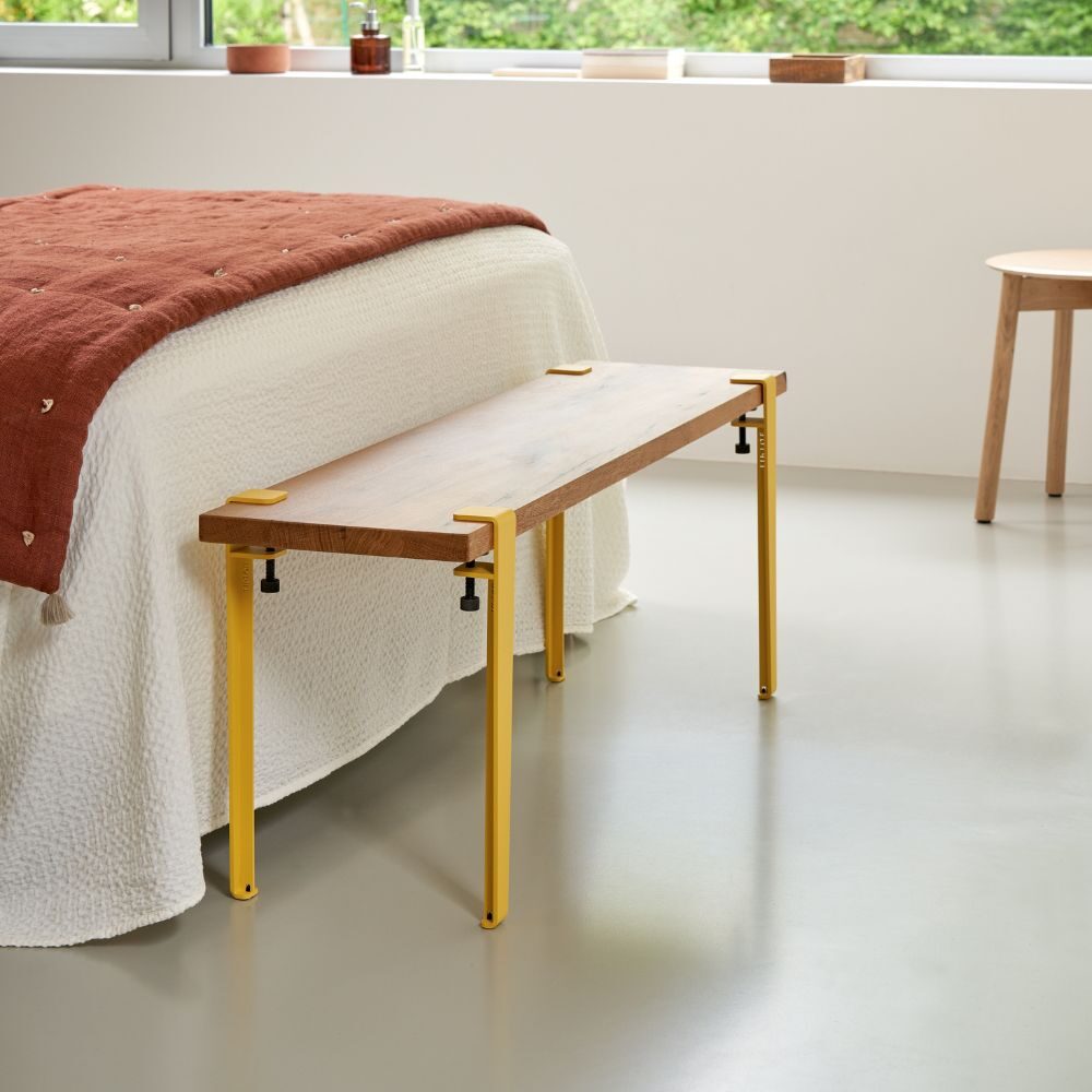 Pied de table basse - 43 cm – Jaune Brioche