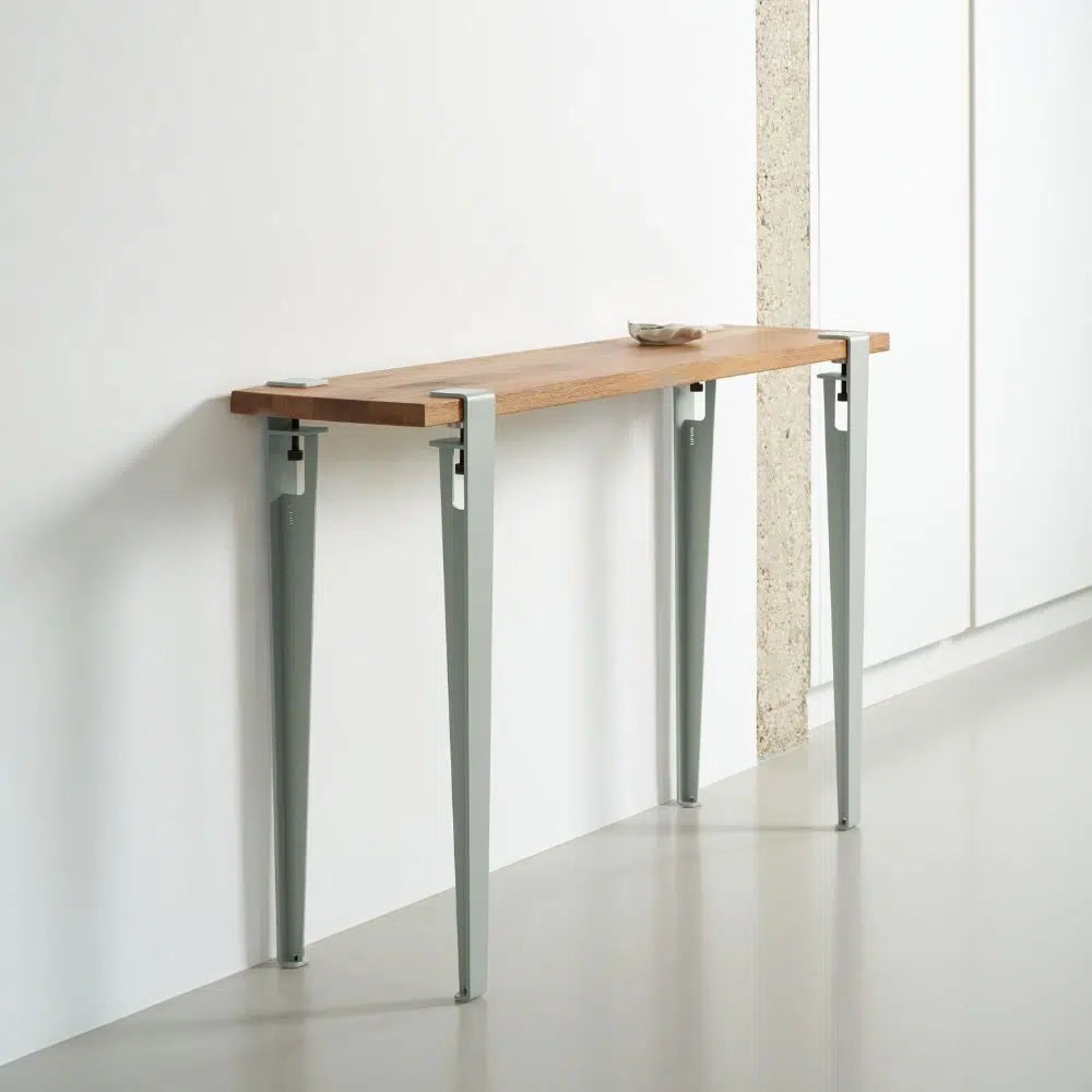 Pied de table et bureau - 90 cm – Gris Eucalyptus