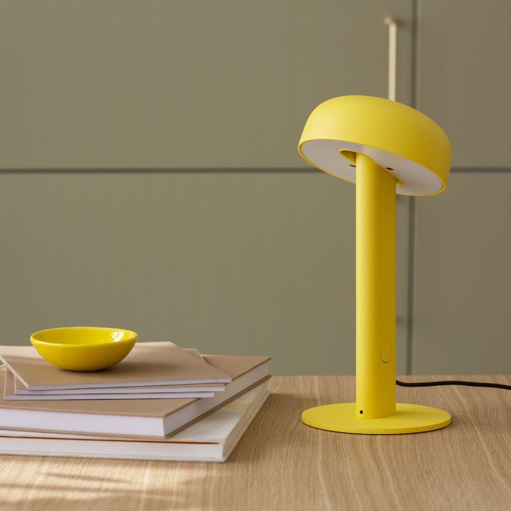 Lampe à poser NOD – Jaune de Naples – TIPTOE