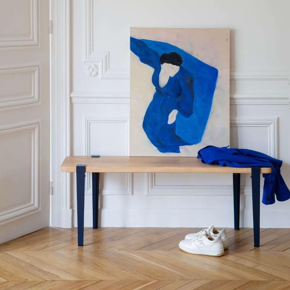 Pied de table basse - 43 cm – Bleu Nuit