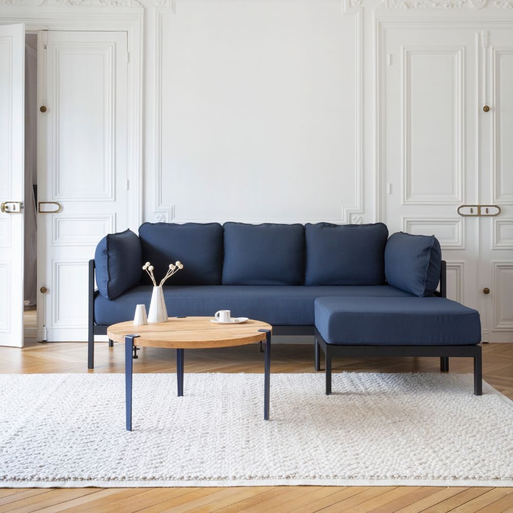 Pied de table basse - 43 cm – Bleu Nuit