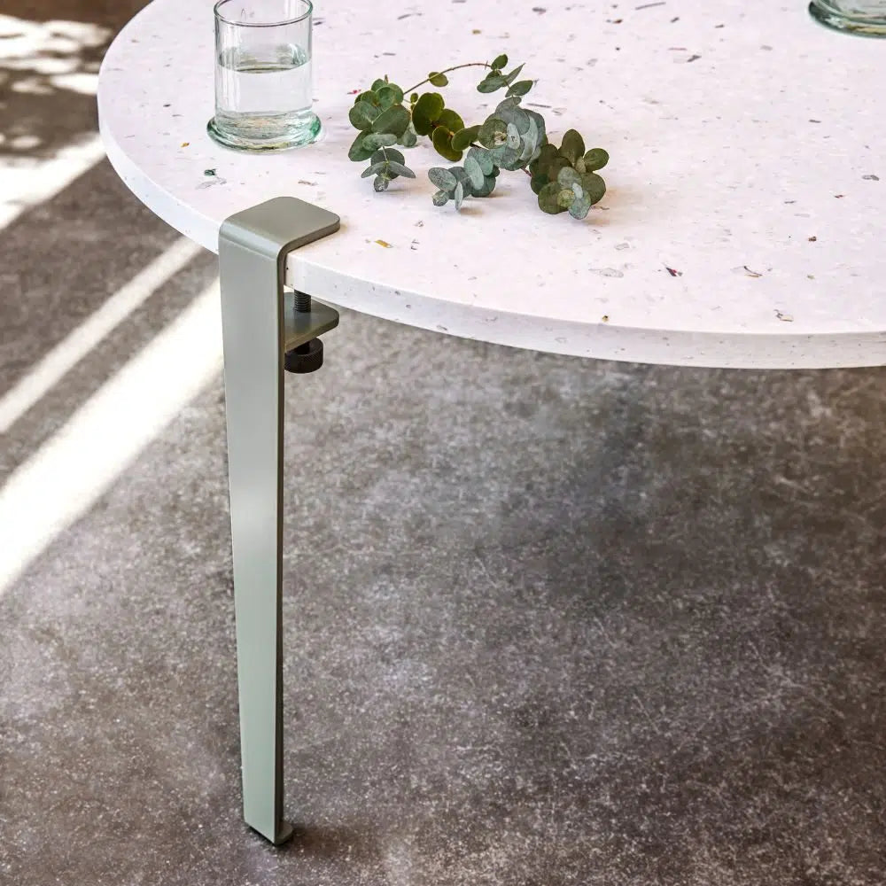 Pied de table basse - 43 cm – Gris Eucalyptus