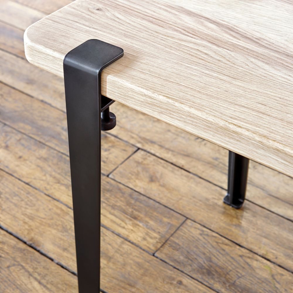 Pied de table basse - 43 cm – Noir Graphite