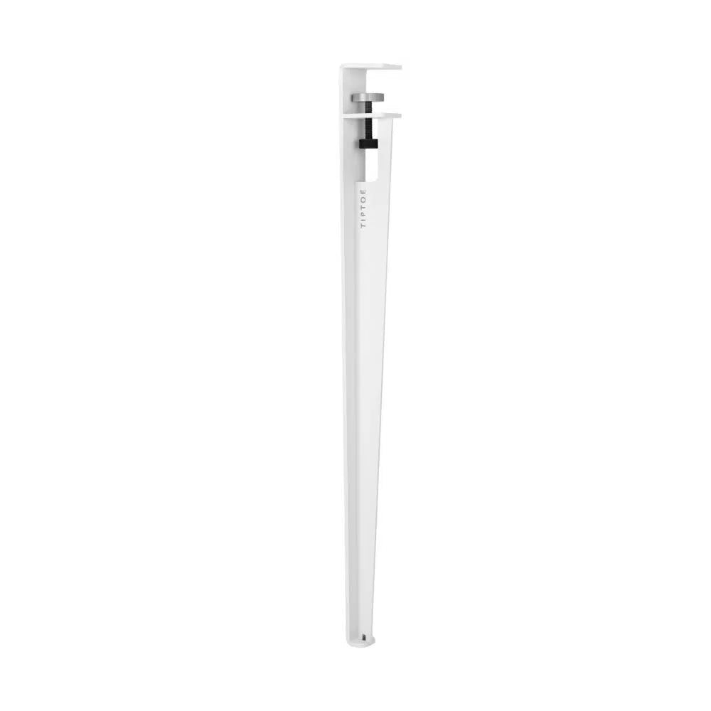 Pied de table et bureau - 75 cm – Blanc Nuage