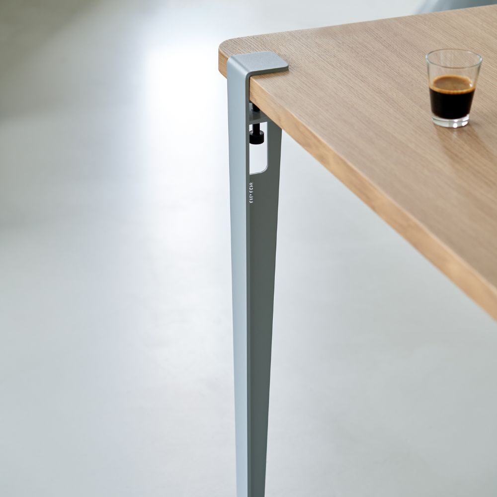 Pied de table et bureau - 75 cm – Bleu Pâle