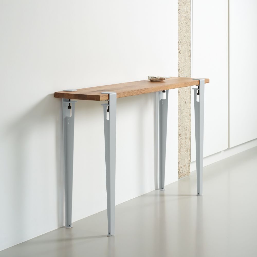 Pied de table et bureau - 75 cm – Bleu Pâle