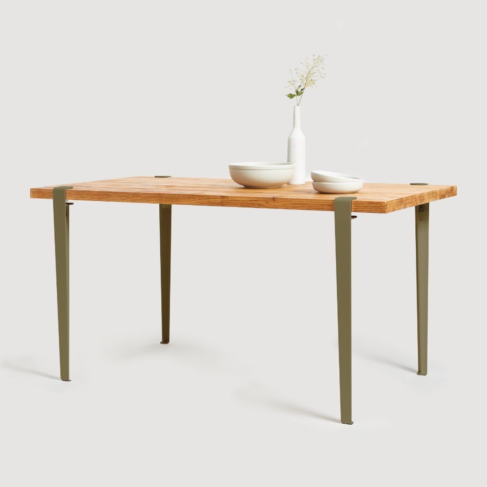 Pied de table et bureau - 75 cm – Vert Khaki